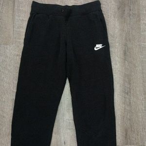 Youth black nike sweatpants